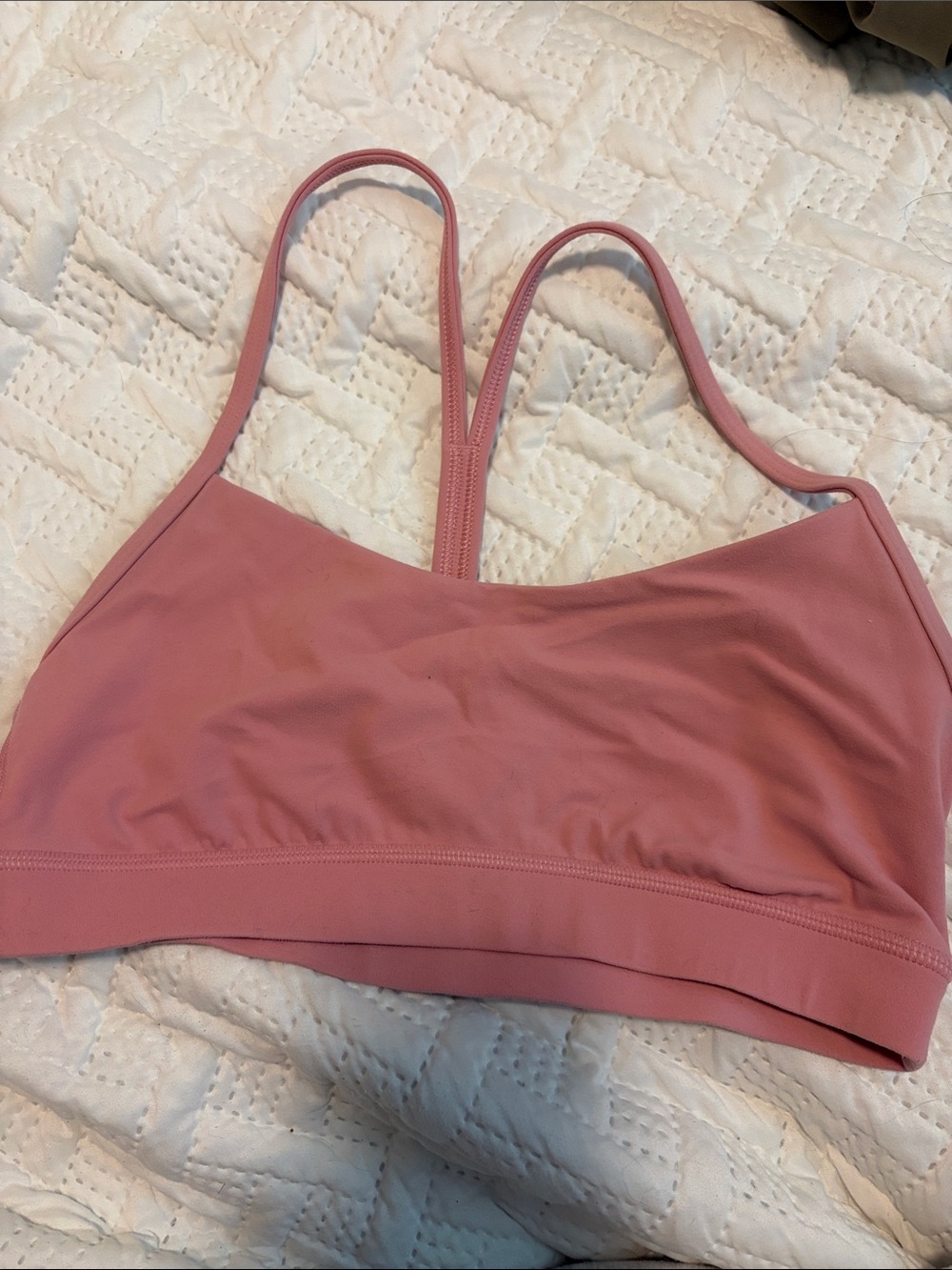 lululemon athletica Dusty Rose Strappy Sports Bra